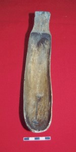 1600 year old Dorset Palaeoeskimo wooden ladle.